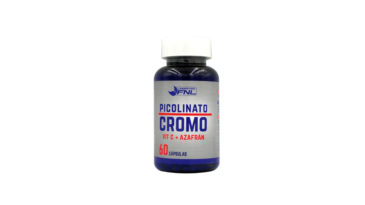 PICOLINATO DE CROMO VIT C+AZAFRAN X 60 CAPSULAS FNL