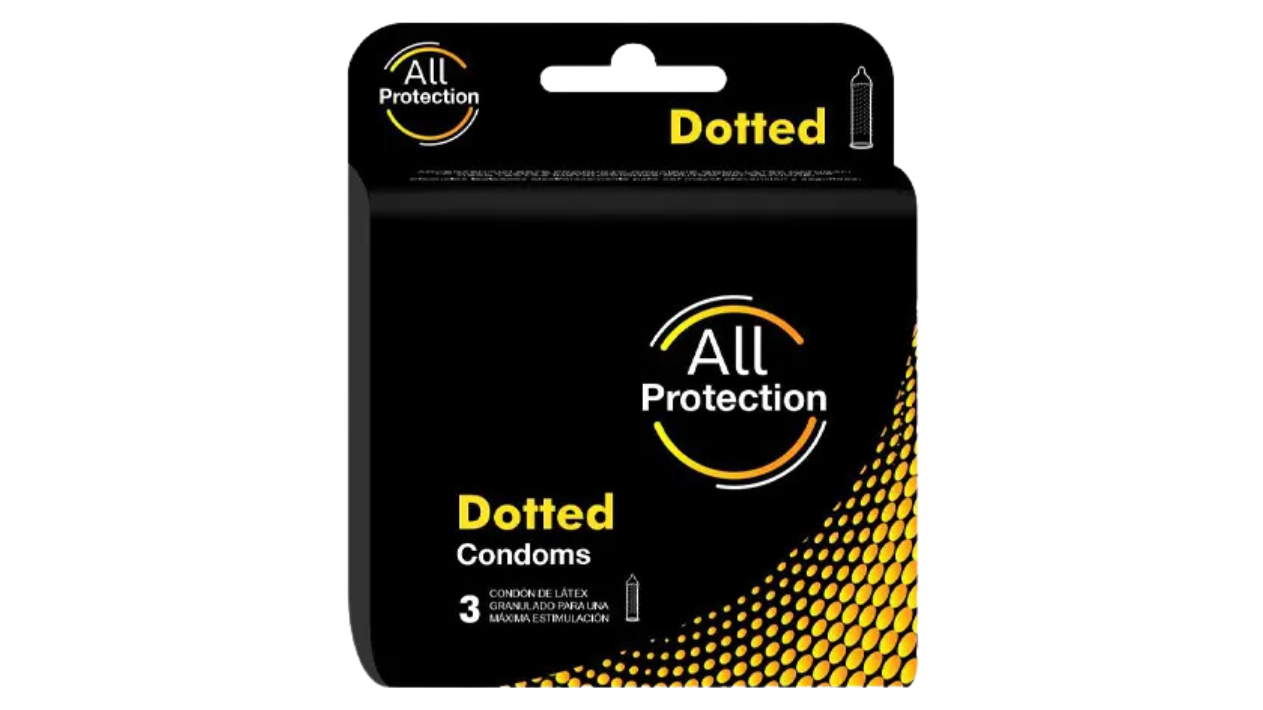 PRESERVATIVOS ALL PROTECTION DOTTED CONDON X 3