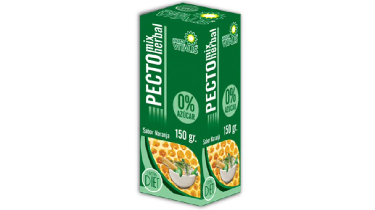 PECTOMIX HERBAL SABOR NARANJA X 150 GRAMOS