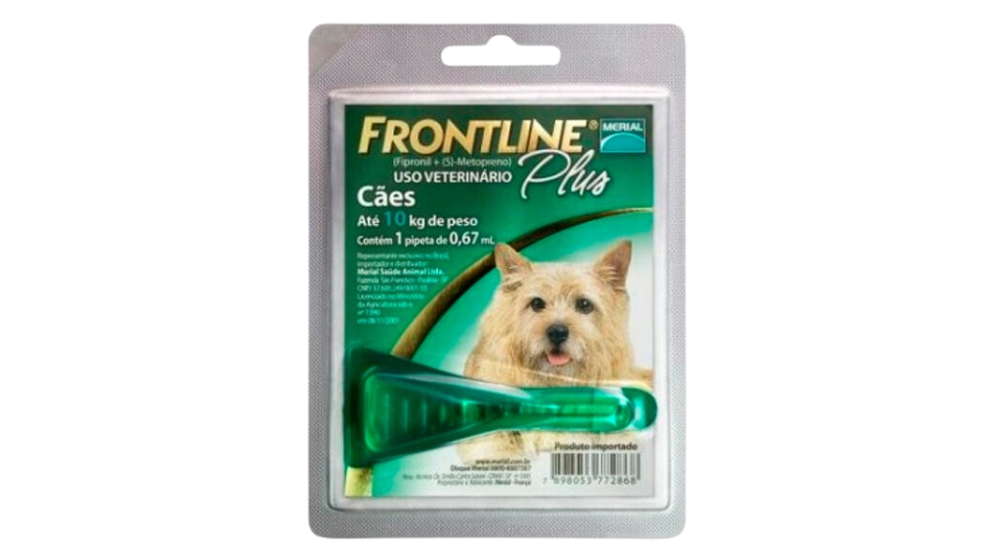 FRONTLINE PLUS ANTIPARASITARIO PERROS HASTA 10 KG X 1 PIPETA BOEHRINGER INGELHEIM 
