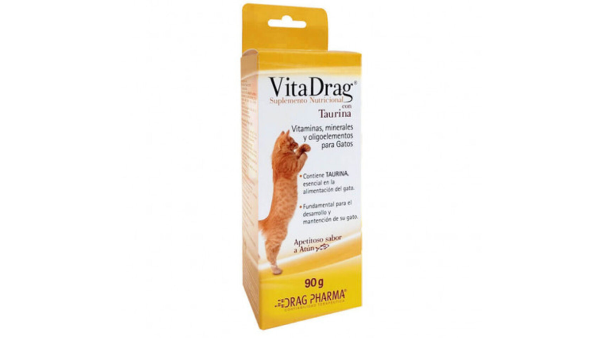 VITADRAG CON TAURINA SUPLEMENTO NUTRICIONAL PASTA X 90 GRAMOS DRAG PHARMA 