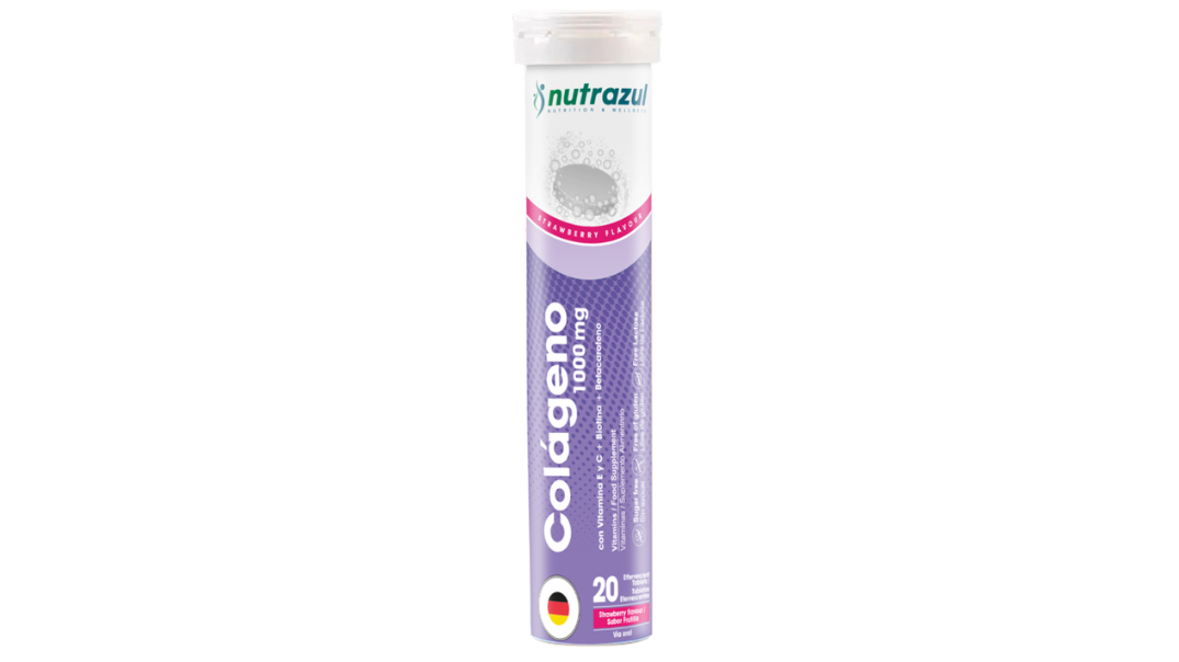 COLAGENO 1000 MG X 20 TABLETAS EFERVESCENTES NUTRAZOL