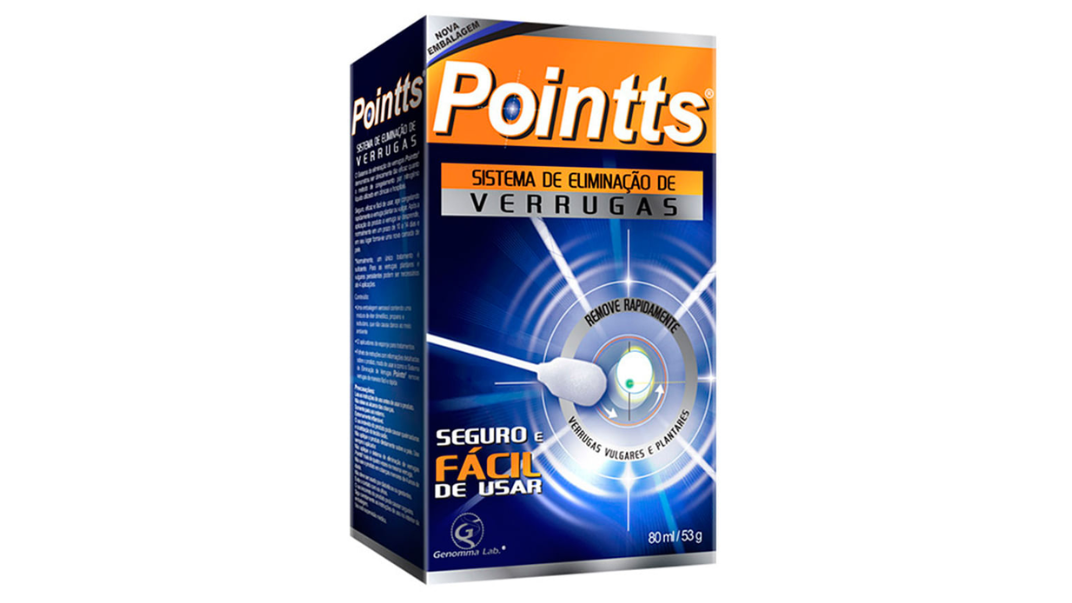 POINTTS SISTEMA ELIMINACION DE VERRUGAS COMUNES X 80 ML GENOMMA LAB