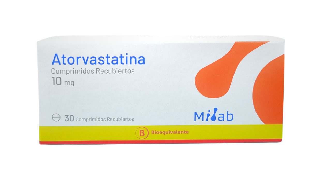 ATORVASTATINA 10MG X 30 COMPRIMIDOS RECUBIERTOS 