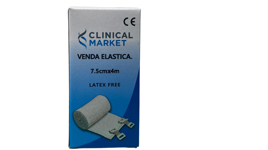 VENDA ELASTICA 7,5 CM X 4 M SIN LATEX X 1 UNIDAD
