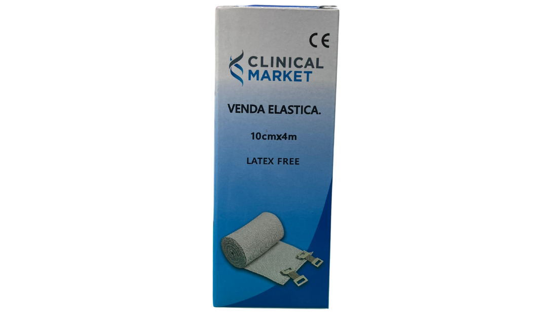 VENDA ELASTICA 10 CM X 4 M SIN LATEX X 1 UNIDAD
