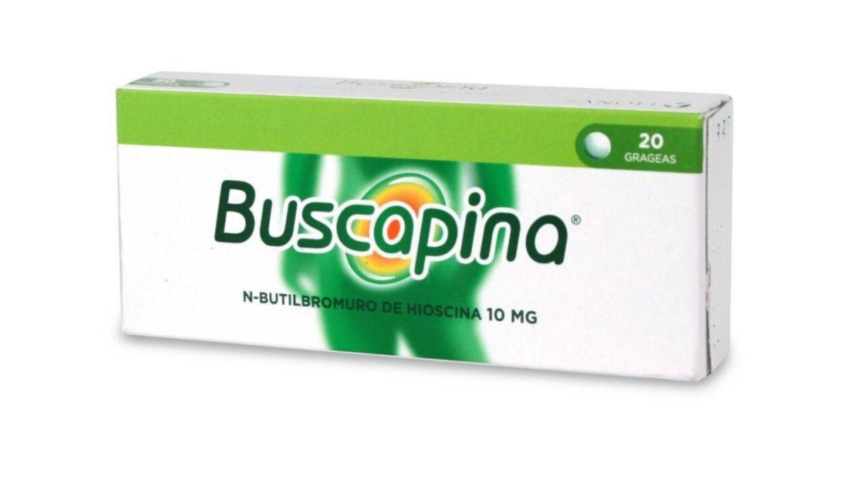 BUSCAPINA N-BUTILBROMURO DE HIOSCINA 10MG X 20 GRAGEAS 