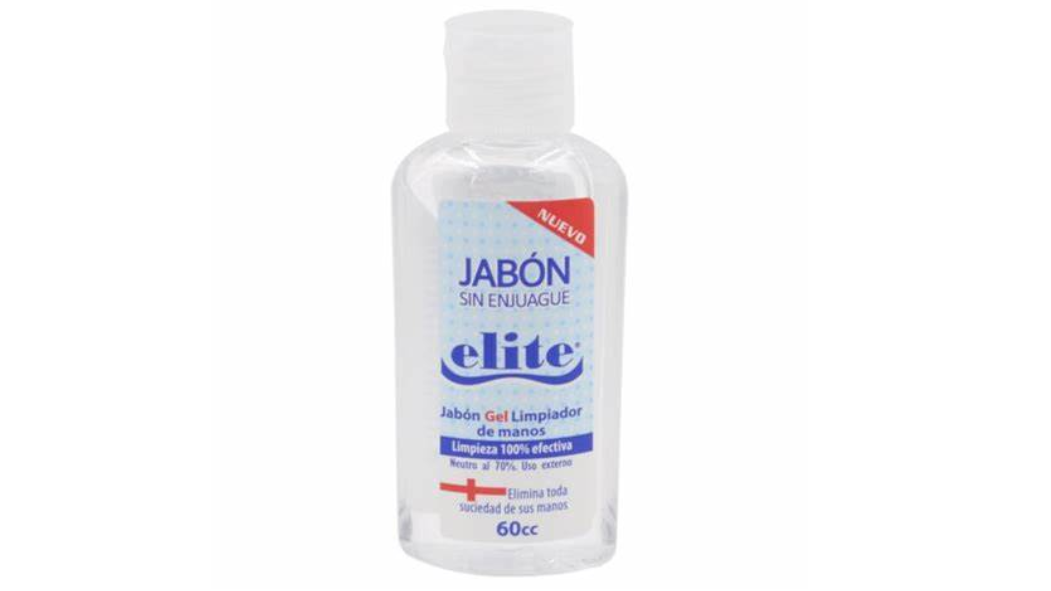 ELITE ALCOHOL GEL NEUTRO 70% X 60 ML