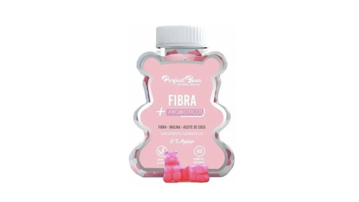 PERFECT BEAR FIBRA + PROBIOTICOS X 60 GOMITAS VEGANAS