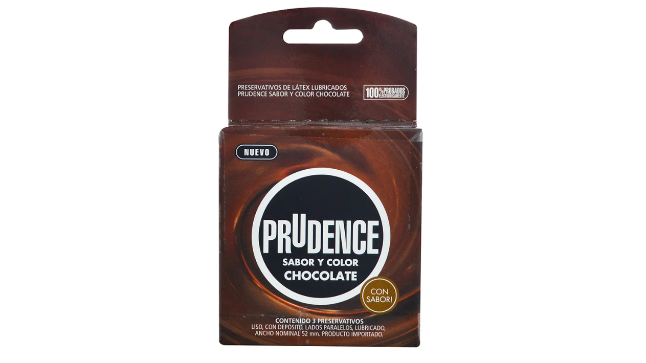 PRESERVATIVOS PRUDENCE CHOCOLATE CONDON X 3 