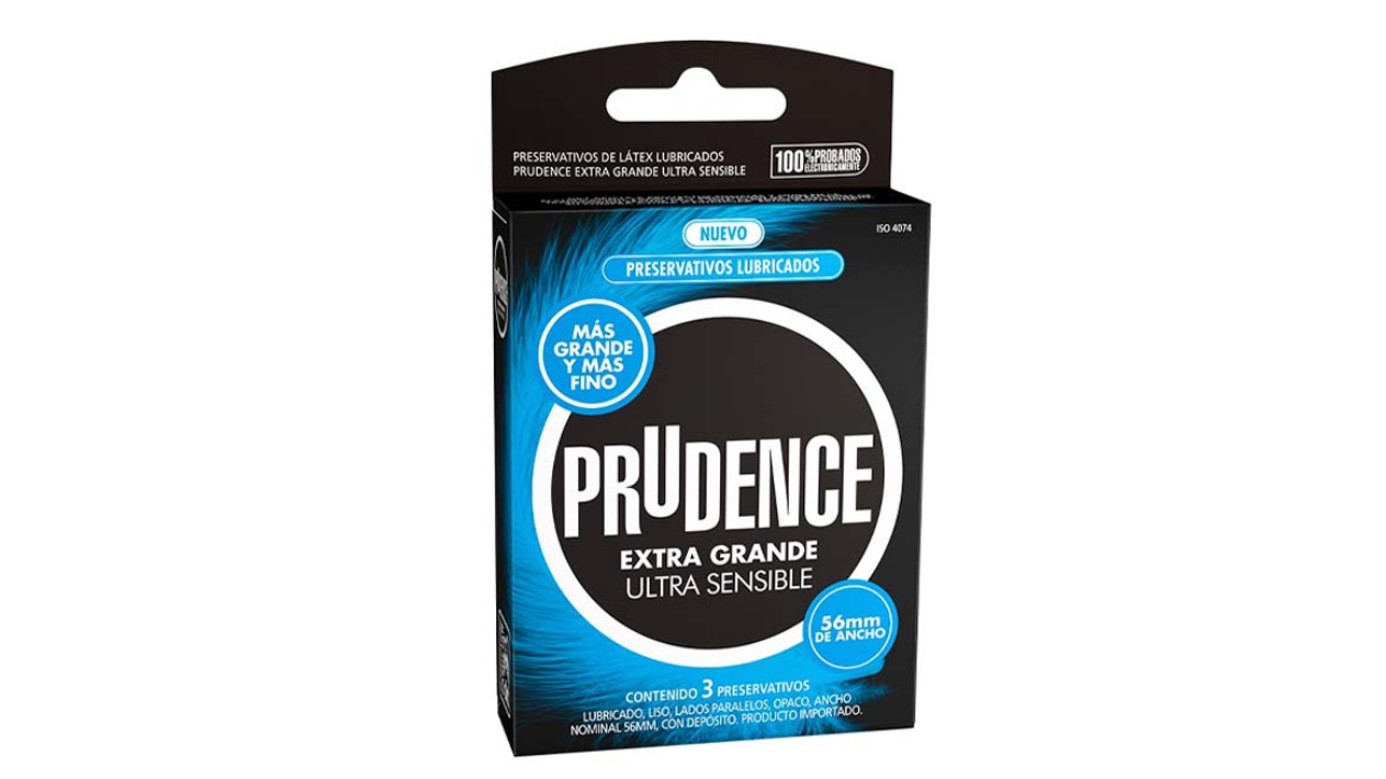 PRESERVATIVOS PRUDENCE EXTRA GRANDE CONDON X 3