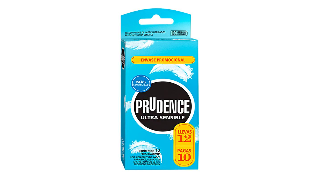 PRESERVATIVOS PRUDENCE ULTRA SENSIBLE CONDON X 12
