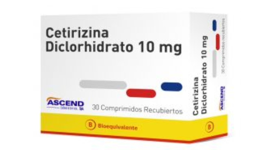 CETIRIZINA DICLORHIDRATO 10 MG X 30 COMPRIMIDOS RECUBIERTOS