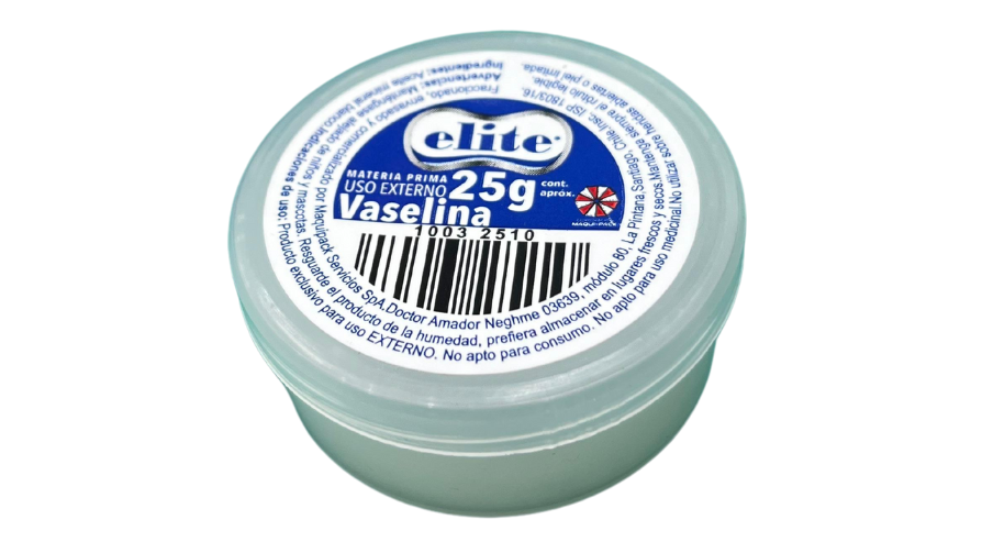 ELITE VASELINA SOLIDA USO EXTERNO X 25 GRAMOS