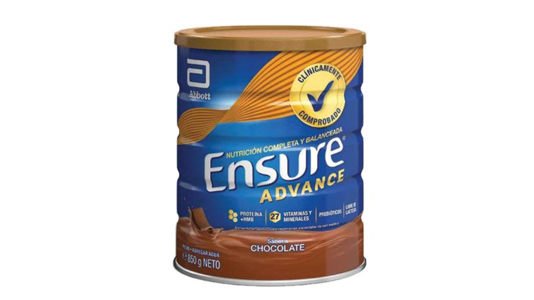 ENSURE ADVANCE NUTRICION COMPLETA Y BALANCEADA CHOCOLATE X 850 GRAMOS