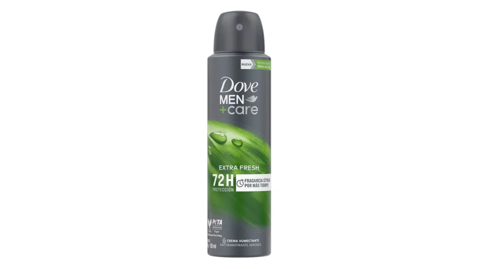 DOVE MEN CARE EXTRA FRESH 72H PROTECCION ANTITRANSPIRANTE SPRAY X 150 ML