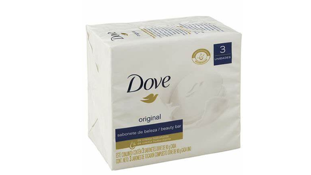 DOVE ORIGINAL JABON 90 GRAMOS X 3 UNIDADES