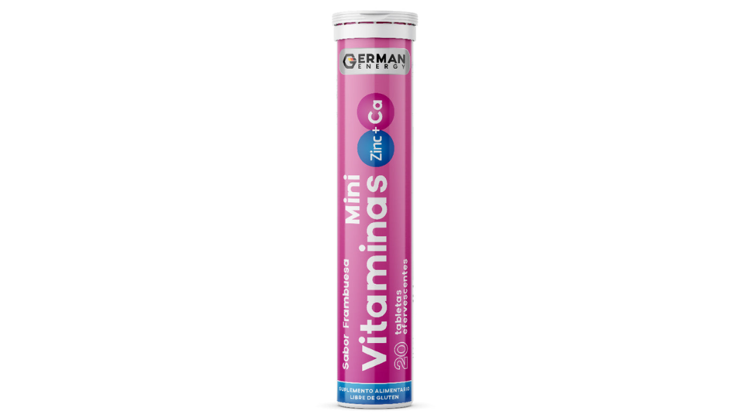 MINI VITAMINAS ZINC + CALCIO X 20 TABLETAS EFERVESCENTES