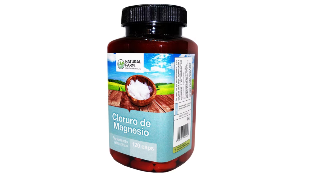 CLORURO DE MAGNESIO X 120 CAPSULAS NATURAL FARM