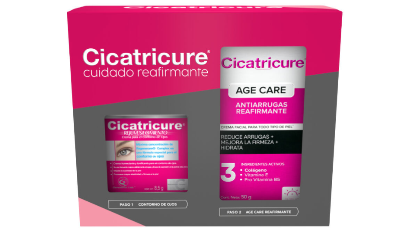 CICATRICURE AGE CARE REAFIRMANTE X 50 G + CICATRICURE OJOS REJUVENECIMIENTO X 8,5 GR