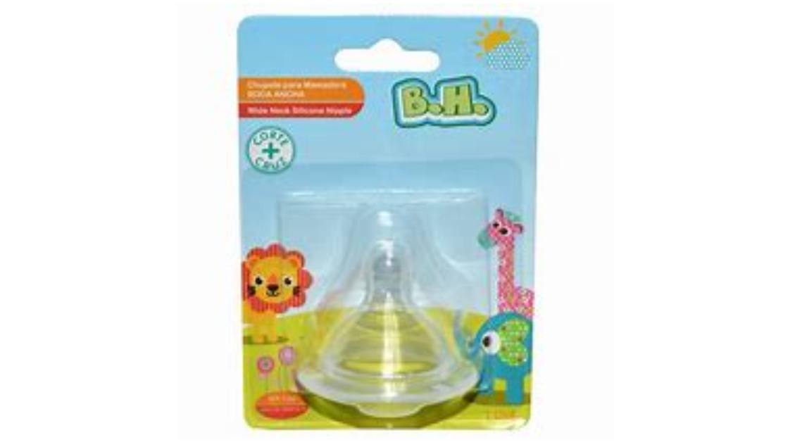 BEST HOUSE CHUPETE PARA MAMADERA BOCA ANCHA X 1 UNIDAD