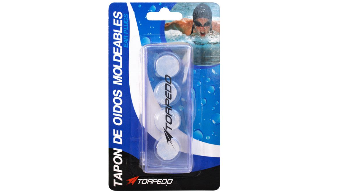 TORPEDO TAPONES DE OIDO MOLDEABLES X 4 UNIDADES