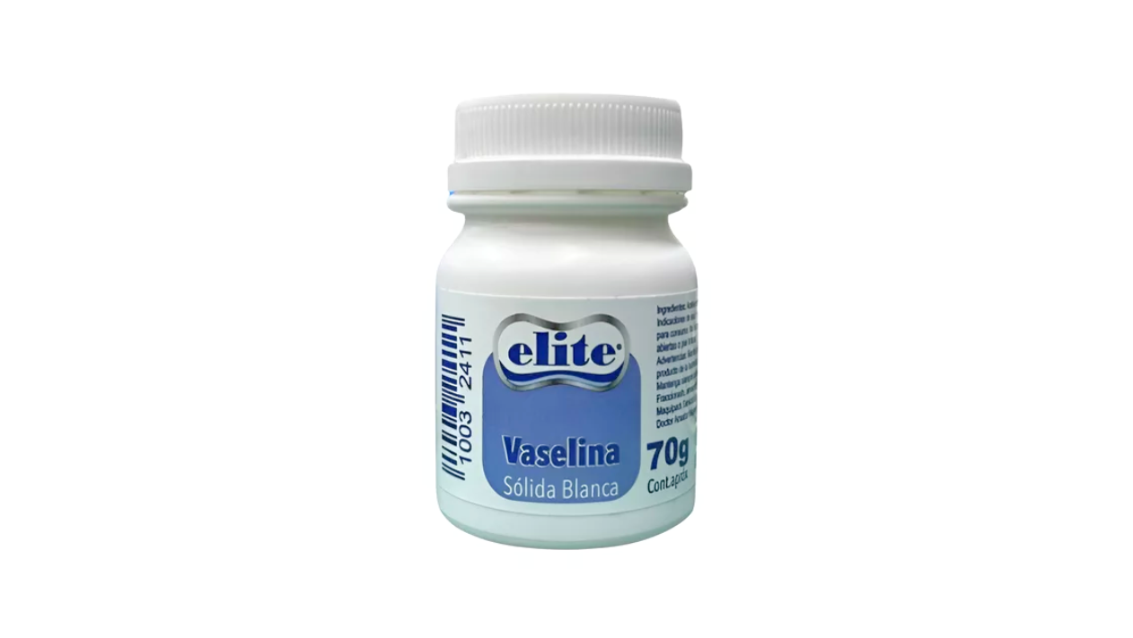 ELITE VASELINA SOLIDA BLANCA X 70 GRAMOS