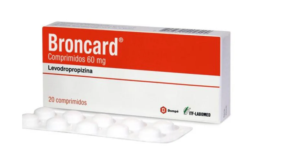 BRONCARD LEVODROPROPIZINA 60 MG X 20 COMPRIMIDOS ITF-LABOMED