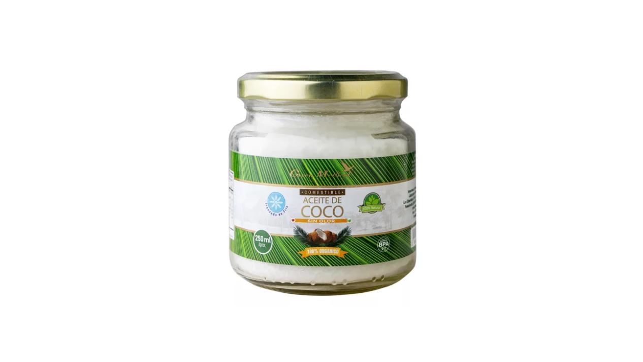 ACEITE DE COCO COMESTIBLE PURO 100% ORGANICO X 250 ML
