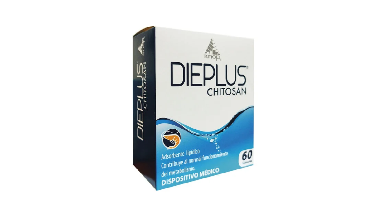 DIEPLUS CHITOSAN ABSORBENTE LIPIDICO X 60 CAPSULAS