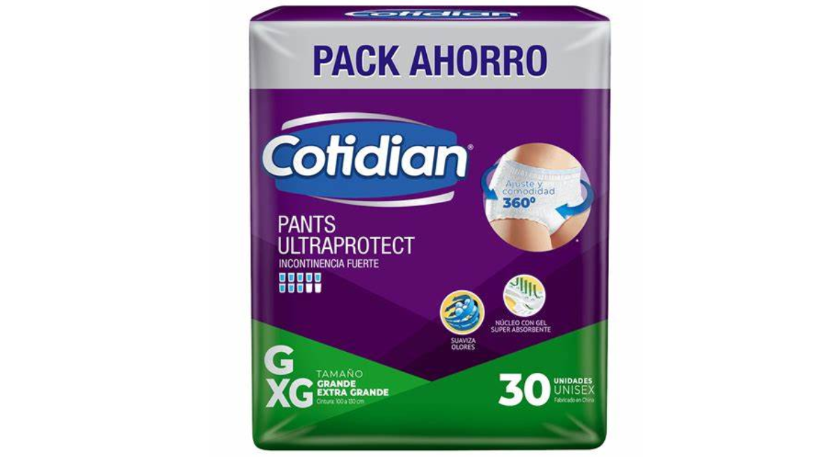 CONTIDIAN PANTS ULTRAPROTECT INCONTINGENCIA INTENSA G/XG X 30 UNIDADES