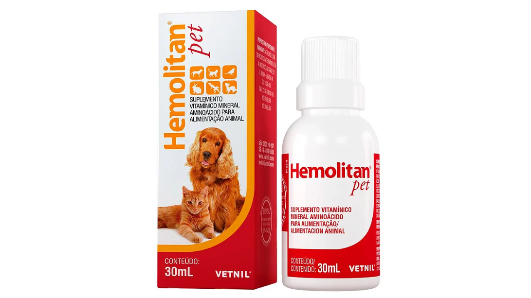 HEMOLITAN PET SUPLEMENTO VITAMINICO X 30 ML VETNIL