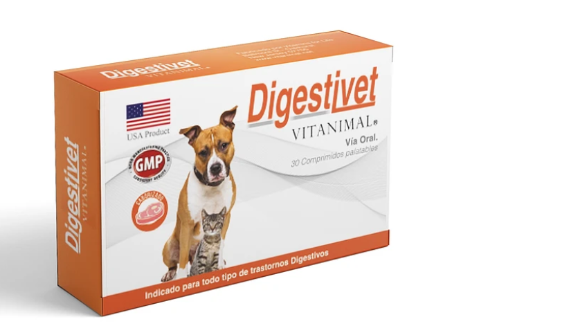 DIGESTIVET VITANIMAL X 10 COMPRIMIDOS PALATABLES