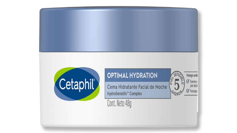 CETAPHIL OPTIMAL HIDRATION CREMA HIDRATANTE FACIAL PIEL SECA Y SENSIBLE X 48 GRAMOS