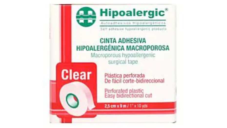 HIPOALERGIC CINTA ADHESIVA HIPOALERGENICA MACROPOROSA X 1 UNIDAD