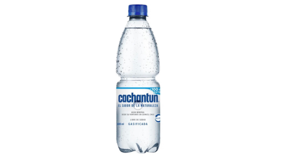 CACHANTUN AGUA MINERAL GASIFICADA LIBRE DE SODIO X 600 ML