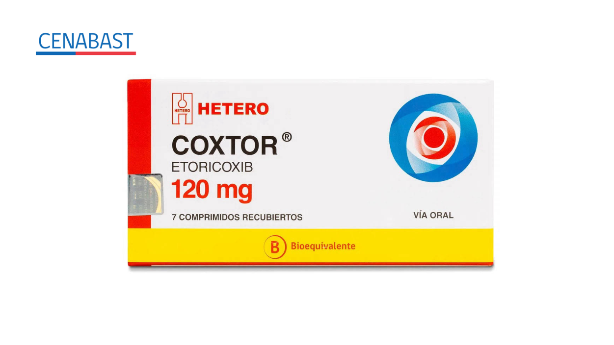 COXTOR ETORICOXIB 120 MG X 7 COMPRIMIDOS RECUBIERTOS [CENABAST]