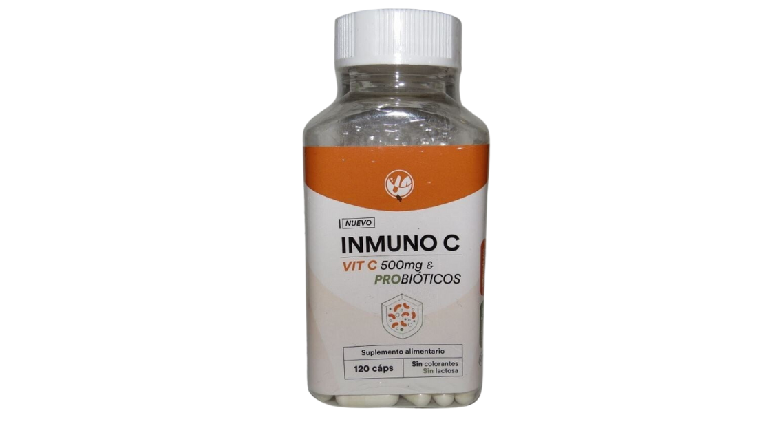 INMUNO C VIT C 500 MG & PROBIOTICOS X 120 CAPSULAS