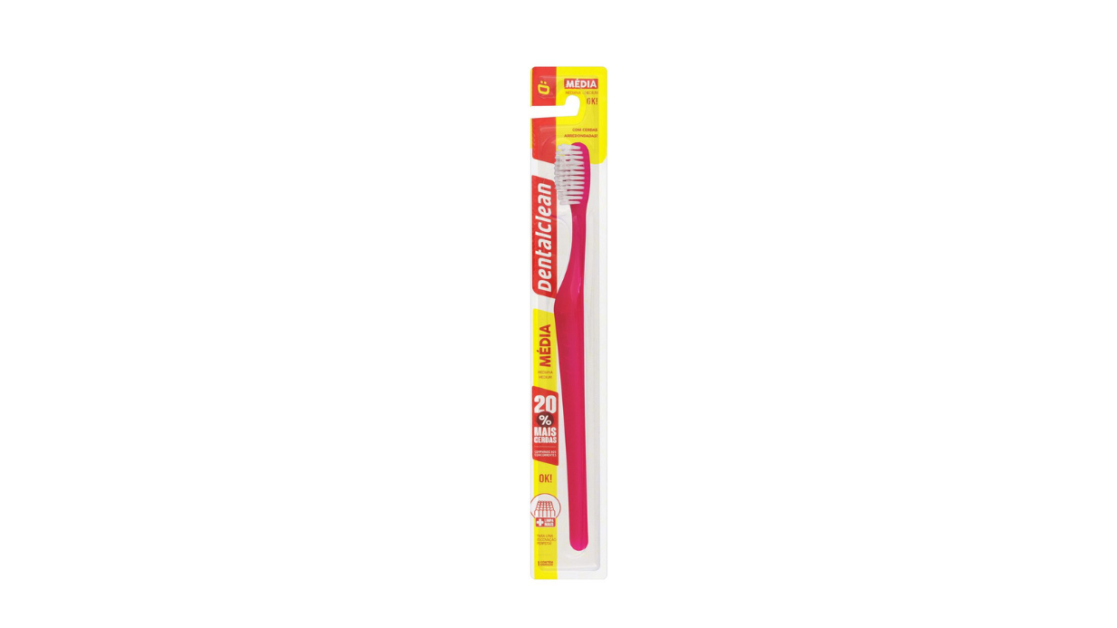 DENTALCLEAN CEPILLO DENTAL MAS CERDAS MEDIO UNIDAD