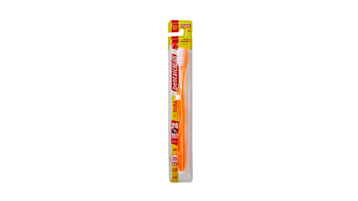 DENTALCLEAN CEPILLO DENTAL MAS CERDAS DURO X 1 UNIDAD