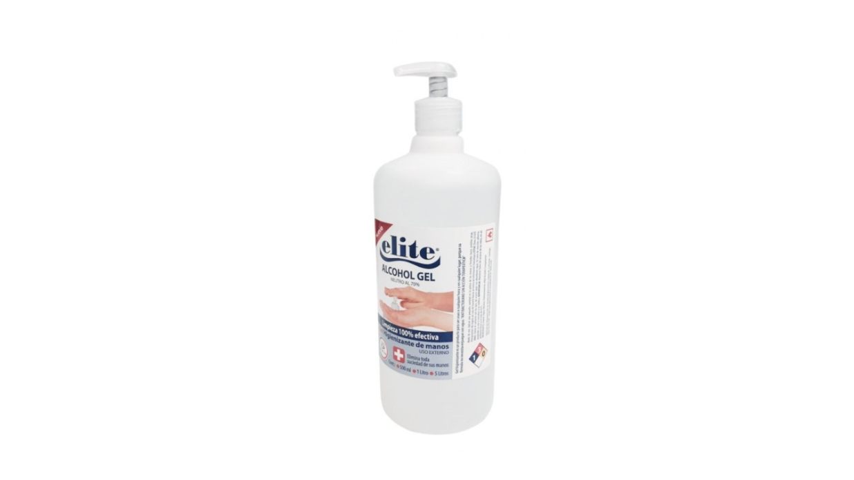 ELITE ALCOHOL GEL NEUTRO 70% X 1000 ML