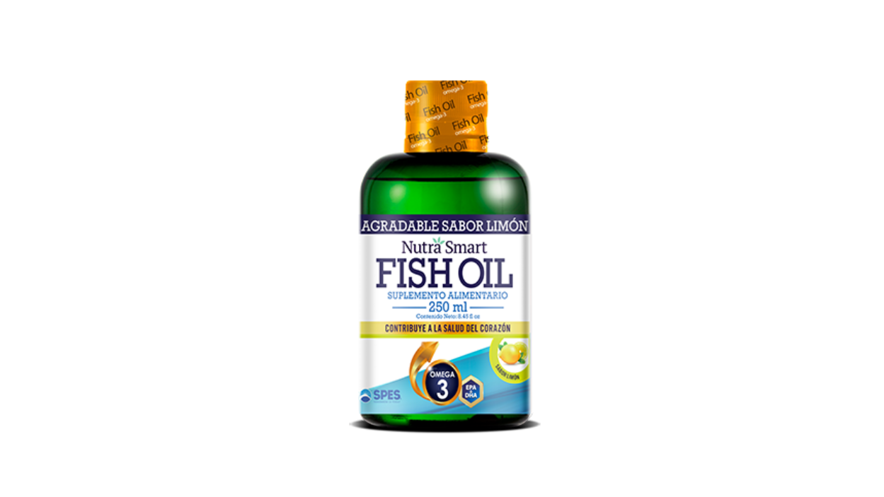 NUTRASMART FISH OIL ACEITE DE PESCADO SUPLEMENTO ALIMENTARIO OMEGA 3 X 250 ML