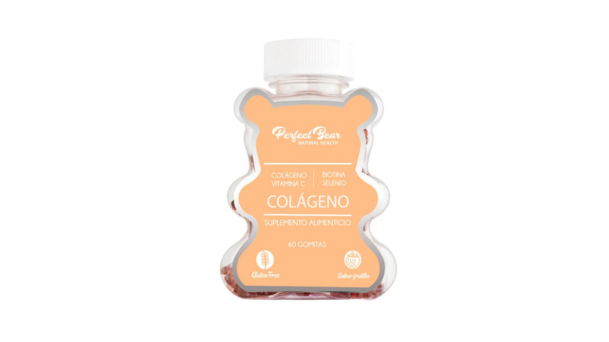 PERFECT BEAR COLAGENO + BIOTINA + VITAMINA C X 60 GOMITAS VEGANAS
