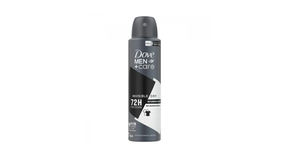 DOVE MEN CARE INVISIBLE DRY 72H PROTECCION ANTITRANSPIRANTE SPRAY X 150 ML