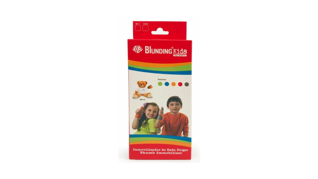BLUNDING KIDS INMOVILIZADOR DE DEDO SIN LATEX VERDE TALLA 12 - 14
