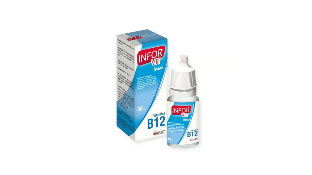 INFOR VIT GOTAS VITAMINA B12 GOTAS X 30 ML PRATER