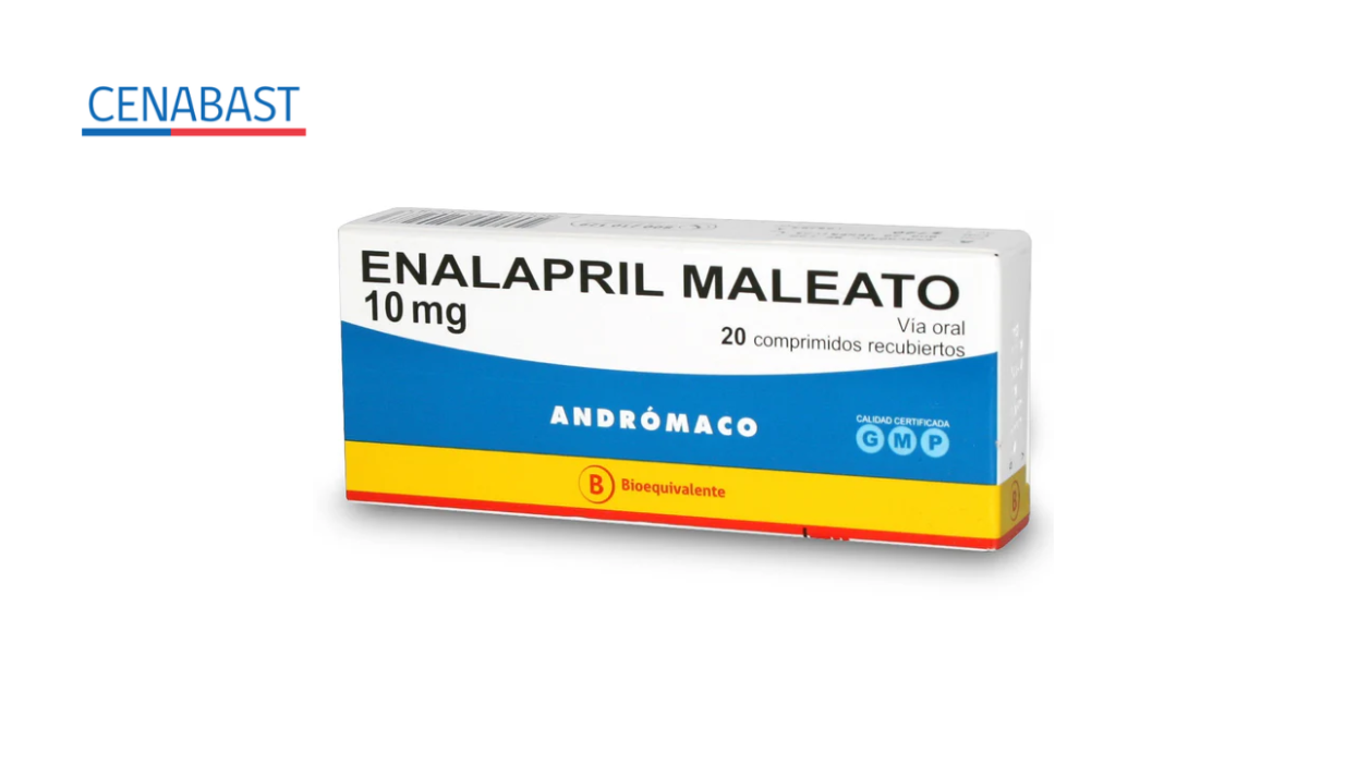 ENALAPRIL MALEATO 10 MG X 20 COMPRIMIDOS [CENABAST]