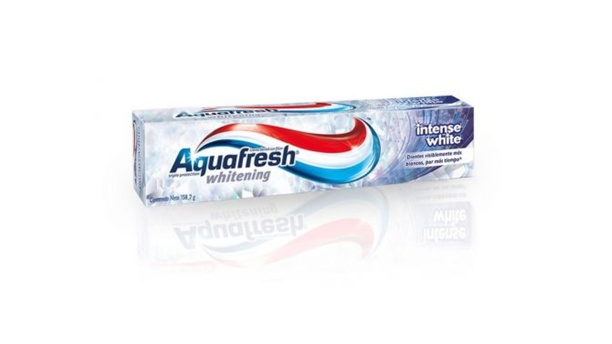 AQUAFRESH ACTIVE WHITE PASTA DENTAL BLANQUEA LIMPIA REFRESCA X 160 GRAMOS