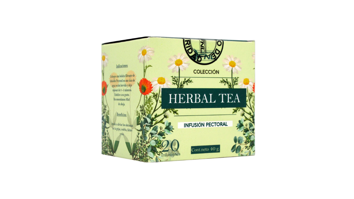 HERBAL TEA INFUSION PECTORAL HOJAS DE EUCALIPTUS X 20 BOLSITAS