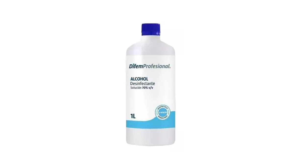 DIFEM ALCOHOL DESINFECTANTE SOLUCION 70% X 1000 ML